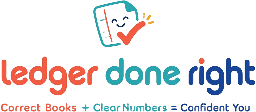 Ledger Done Right — Correct Books + Clear Numbers = Confident You